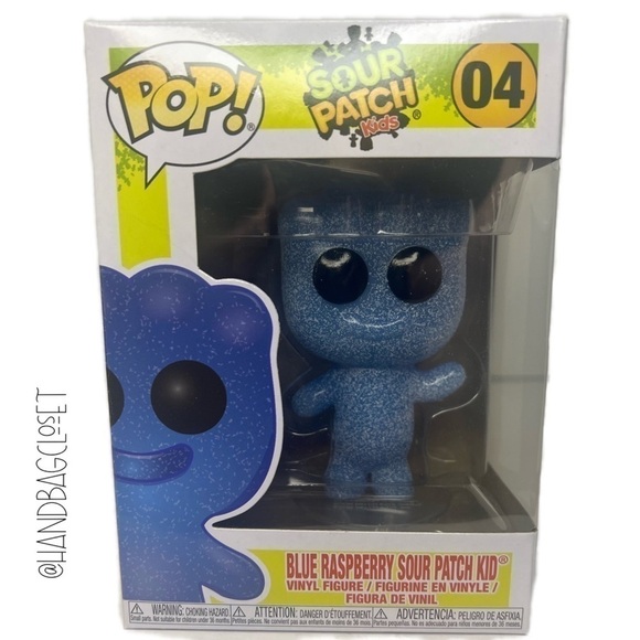 Funko Pop Blue Raspberry Sour Patch Kid #04 Vinyl Figure New In Box - Picture 1 of 7